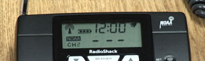Photo of weather radio